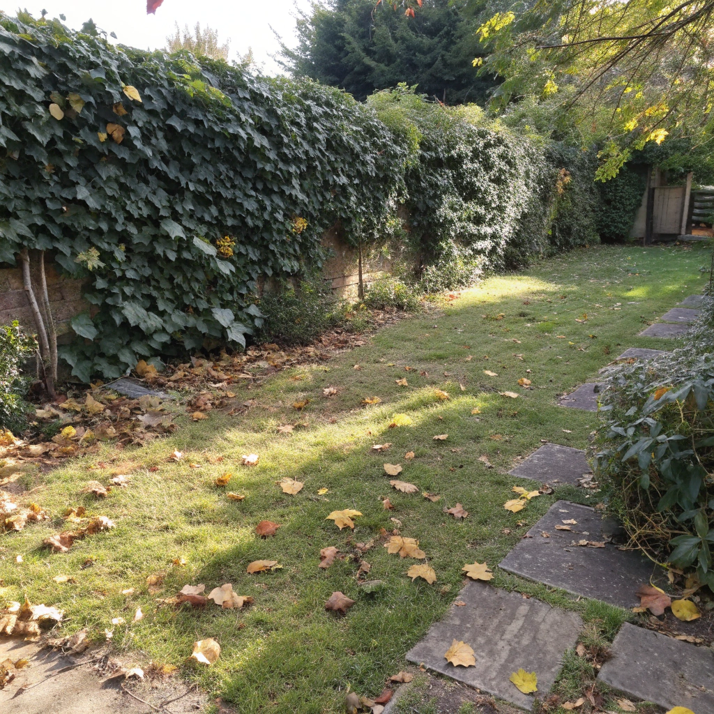 Gartenpflege vor der Bearbeitung