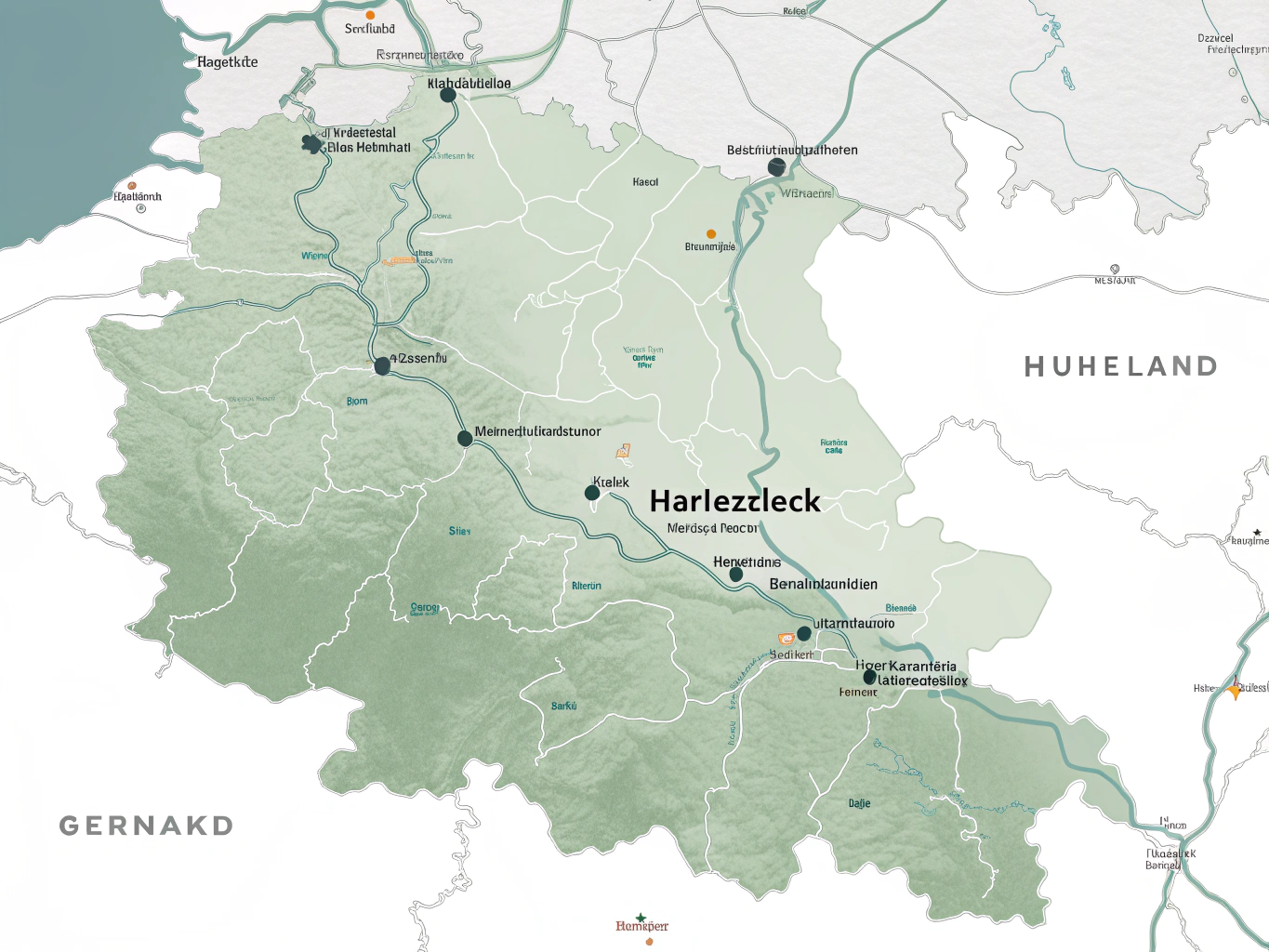Servicegebiet Karte Havixbeck Münsterland