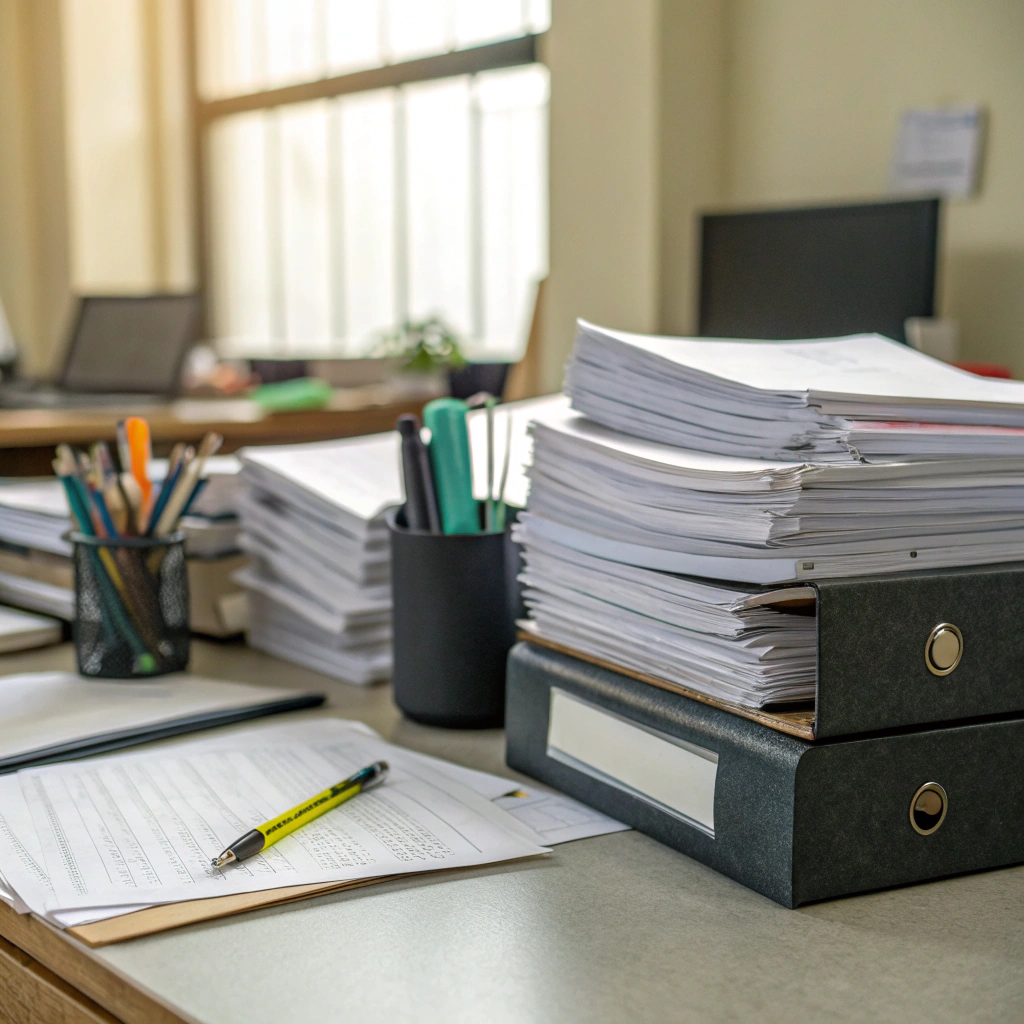 Büroorganisation vorher